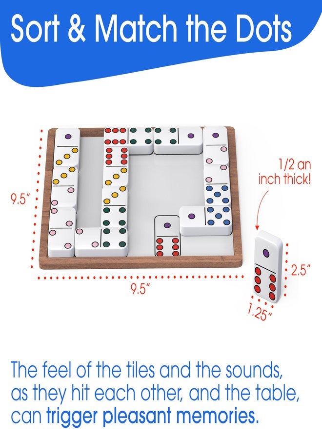 Keeping Busy Match The Dots Dominos Activity Kits for Dementia Patients | Dementia Activities for Seniors Alzheimers Products for Elderly Gifts | Memory Games for Adults Gifts for Elderly Men & Women - Image 2